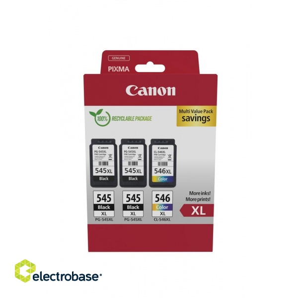 Canon 8286B013 ink cartridge 3 pc(s) Original High (XL) Yield Black, Cyan, Magenta, Yellow paveikslėlis 5