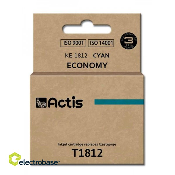 Actis KE-1812 ink (replacement for Epson T1812; Standard; 15 ml; cyan)