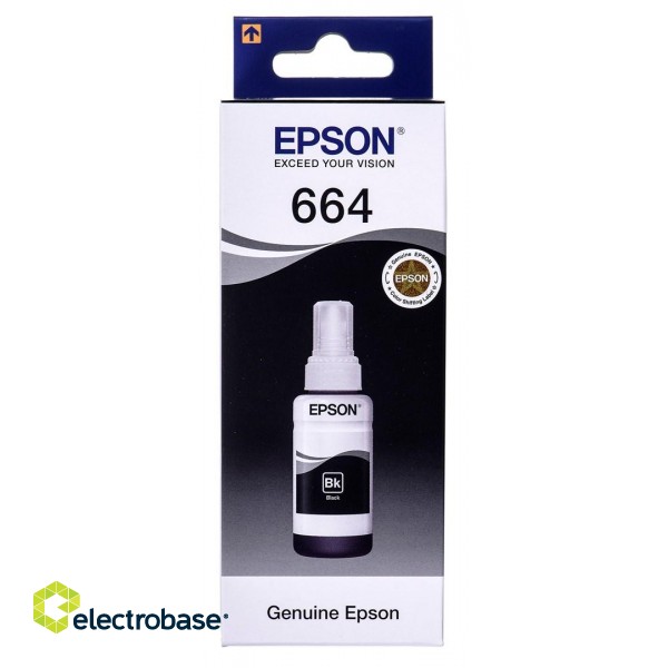 Epson T6641 Black ink bottle 70ml image 2