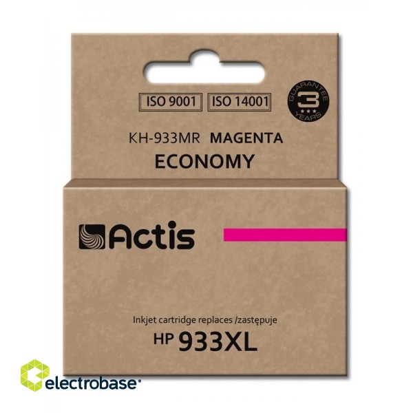 Actis KH-933MR ink (replacement for HP 933XL CN055AE; Standard; 13 ml; magenta)