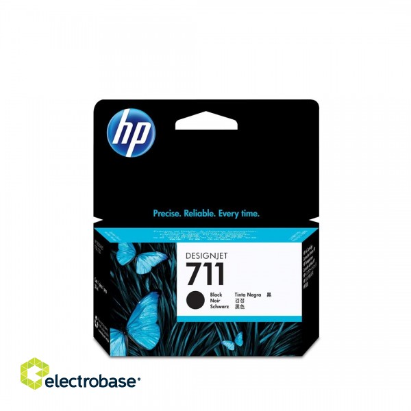 HP 711 38-ml Black DesignJet Ink Cartridge image 1