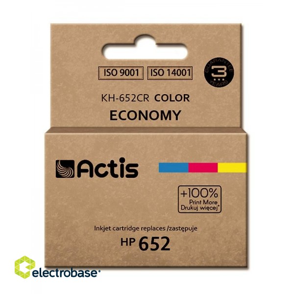 Actis KH-652CR ink (replacement for HP 652 F6V24AE; Standard; 15 ml; color)