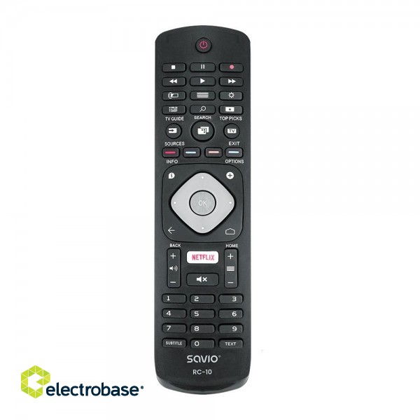 SAVIO Universal remote controller/replacement for PHILIPS TV RC-10 IR Wireless paveikslėlis 1