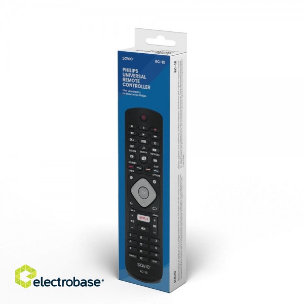 SAVIO Universal remote controller/replacement for PHILIPS TV RC-10 IR Wireless image 3