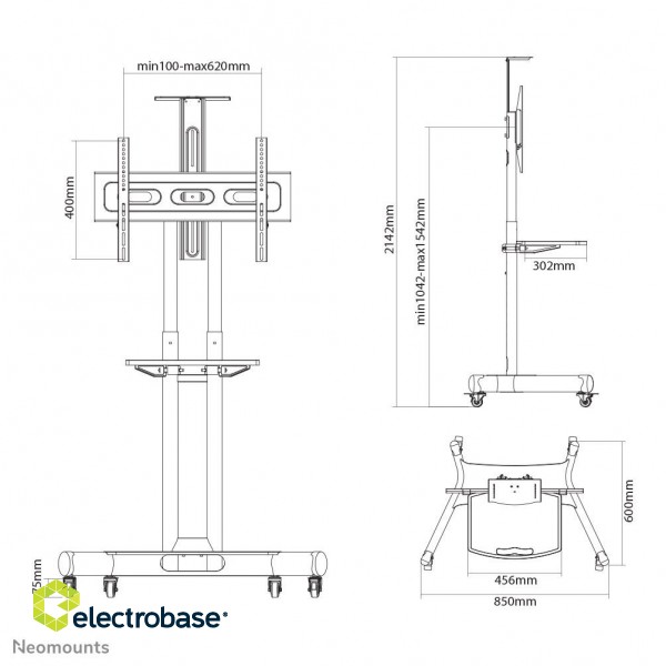 Neomounts by Newstar Select floor stand image 1