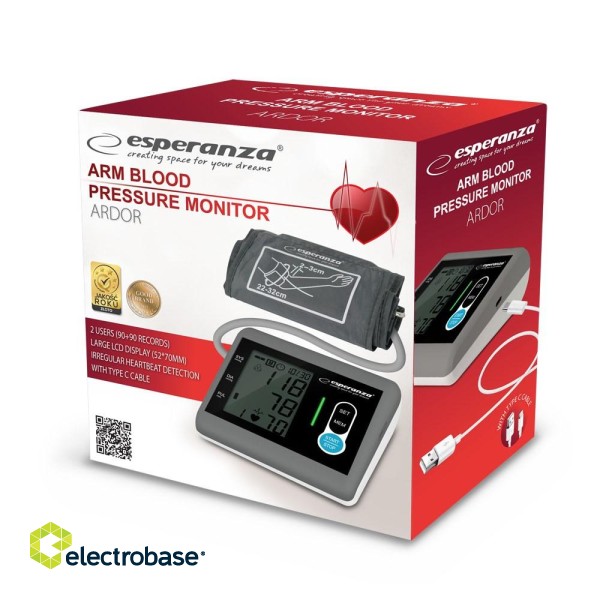 Esperanza ECB004 upper arm blood pressure monitor image 5