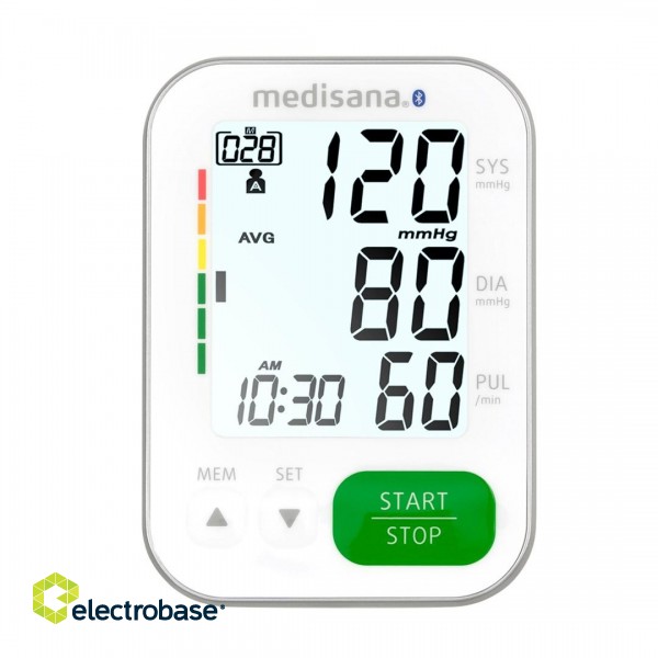 Upper arm blood pressure monitor Medisana BU 570 connect image 2