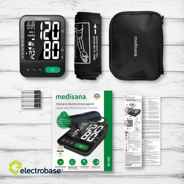 Upper arm blood pressure monitor Medisana BU 582 (black) фото 4