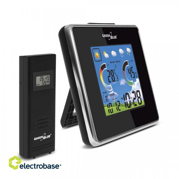 Wireless Weather Station with External Sensor and Color Display GB 145 фото 4