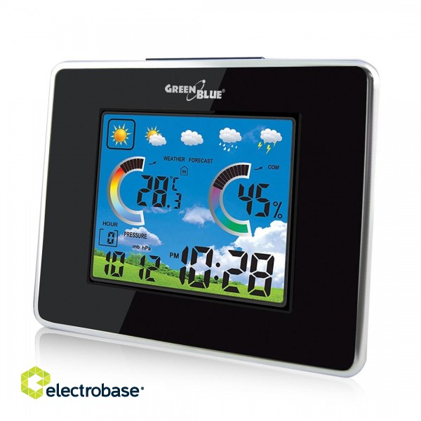 Wireless Weather Station with External Sensor and Color Display GB 145 фото 5