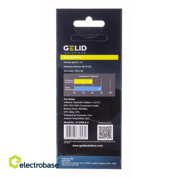 Gelid Solutions TP-GP04-R-A heat sink compound Thermal pad фото 4
