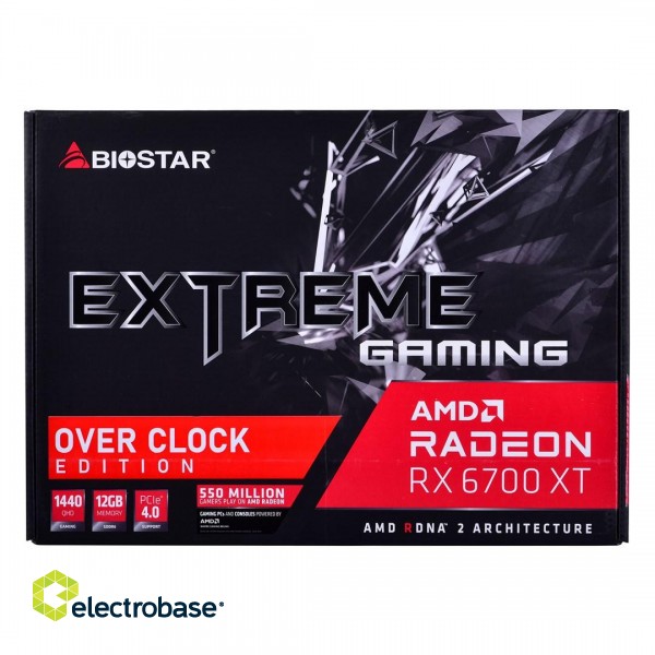 Karta graficzna BIOSTAR Radeon RX 6700 XT 12GB OC GDDR6 (VA67S6TML9) image 6