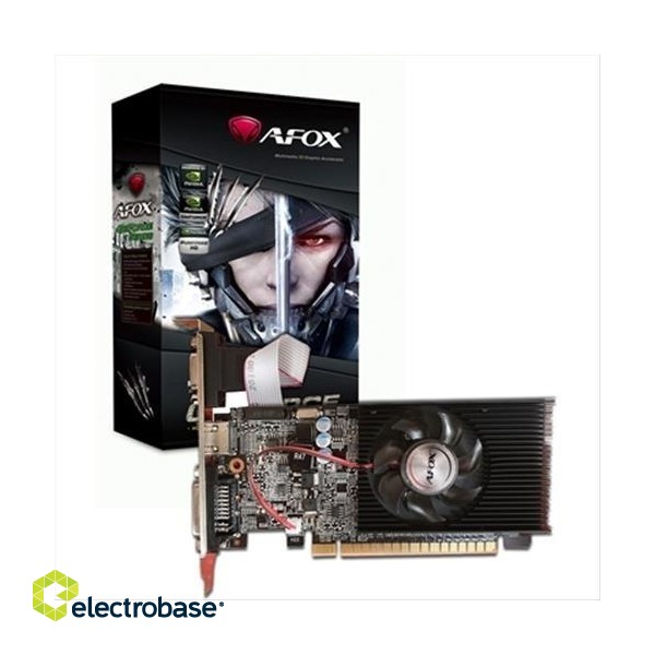 AFOX Geforce GT210 512MB DDR3 DVI HDMI VGA LP AF210-512D3L3-V2 image 1
