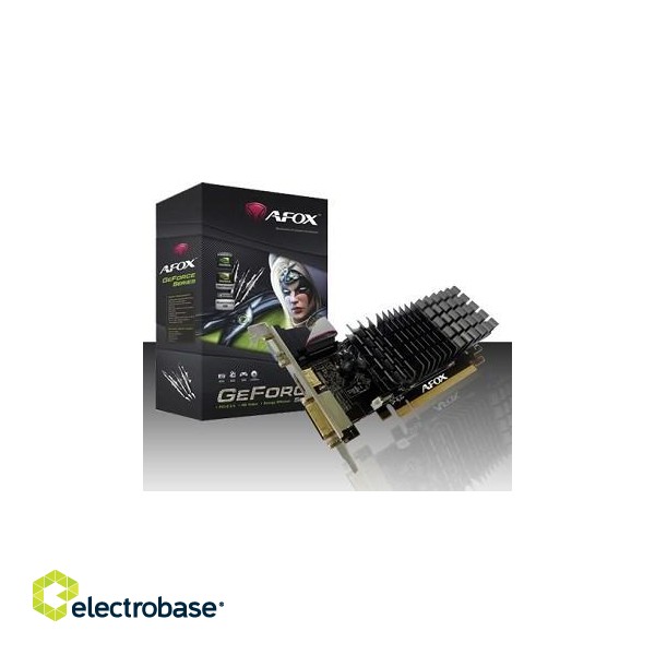 AFOX GEFORCE G210 1GB DDR2 LOW PROFILE AF210-1024D2LG2 paveikslėlis 1