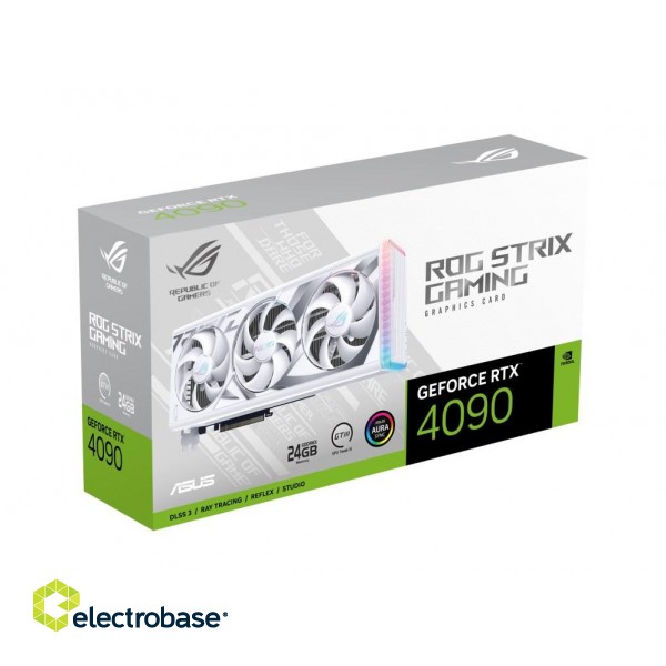 ASUS ROG -STRIX-RTX4090-24G-WHITE NVIDIA GeForce RTX 4090 24 GB GDDR6X фото 3