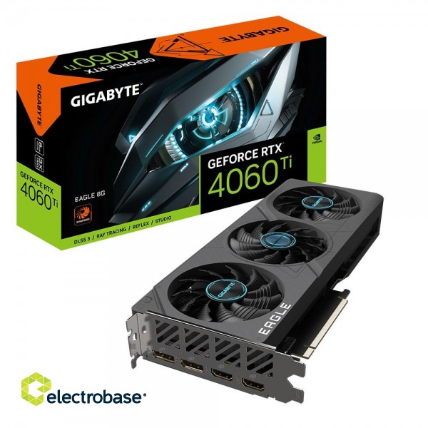 Gigabyte GeForce RTX 4060 Ti EAGLE 8G NVIDIA 8 GB GDDR6 DLSS 3 image 1
