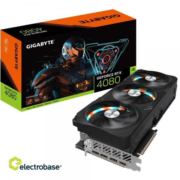 Gigabyte GAMING GeForce RTX 4080 16GB OC NVIDIA GDDR6X фото 1