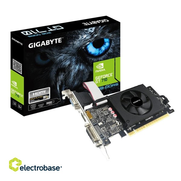 Gigabyte GV-N710D5-2GIL graphics card NVIDIA GeForce GT 710 2 GB GDDR5 image 1