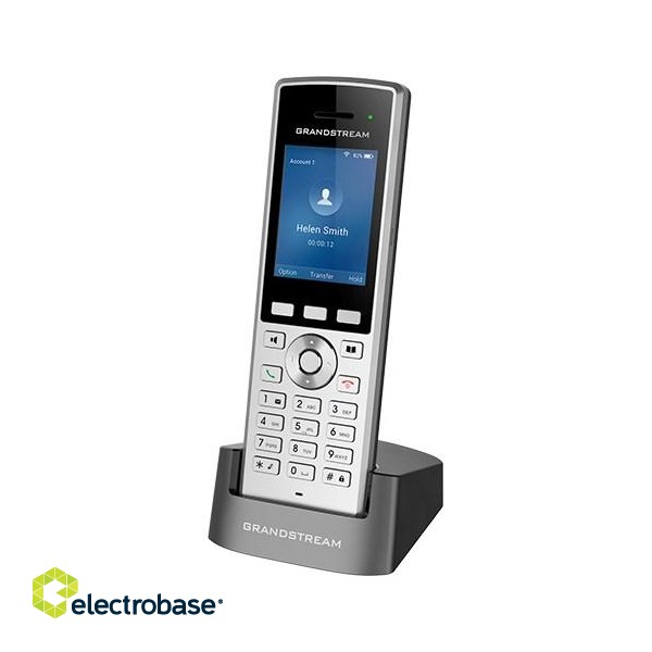 Grandstream Networks WP822 IP phone Black, Silver 2 lines LCD Wi-Fi image 1