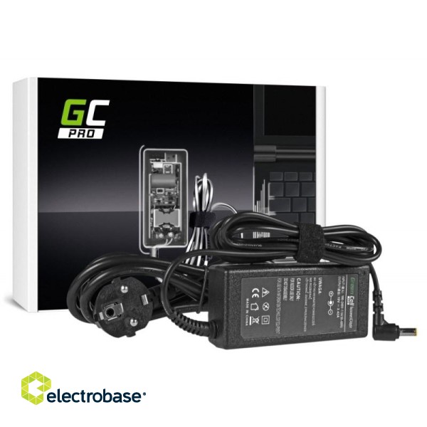 Green Cell AD01P power adapter/inverter Indoor 60 W Black paveikslėlis 1