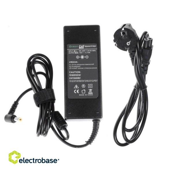 Green Cell AD02P power adapter/inverter Indoor 90 W Black paveikslėlis 4