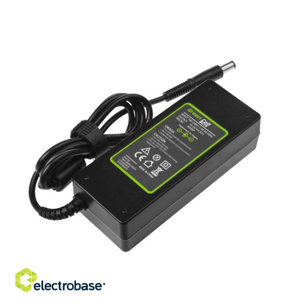 Green Cell AD07AP Charger AC Adapter for Dell 19.5V 3.34A 65W / 7.4mm-5.0mm фото 2