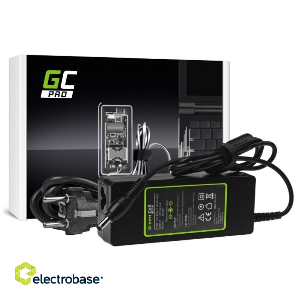 Green Cell AD21P power adapter/inverter Indoor 90 W Black paveikslėlis 1