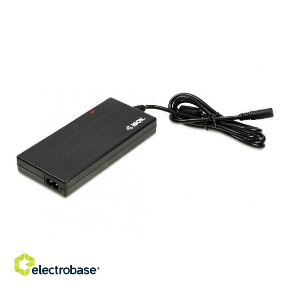 iBox IUZ90WA power adapter/inverter Indoor 90 W Black image 1