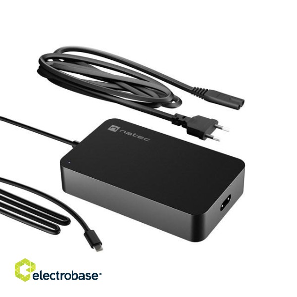 NATEC  CHARGER POWER SUPPLY GRAYLING USB-C 90W image 6