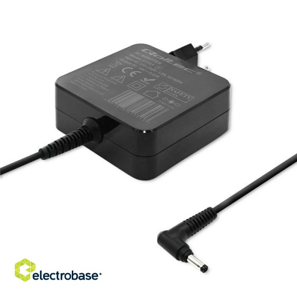 Qoltec 51751 Power adapter for Huawei 65W | 19V |3.42A | 4.0*1.7 paveikslėlis 6