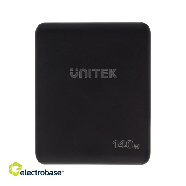 UNITEK P1115A mobile device charger Black paveikslėlis 1