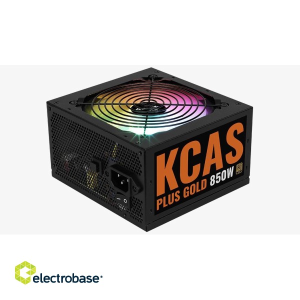 Aerocool KCAS PLUS GOLD 850W power supply unit 20+4 pin ATX Black image 10