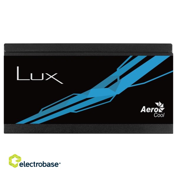 Aerocool LUX750 power supply unit 750 W 20+4 pin ATX ATX Black paveikslėlis 2