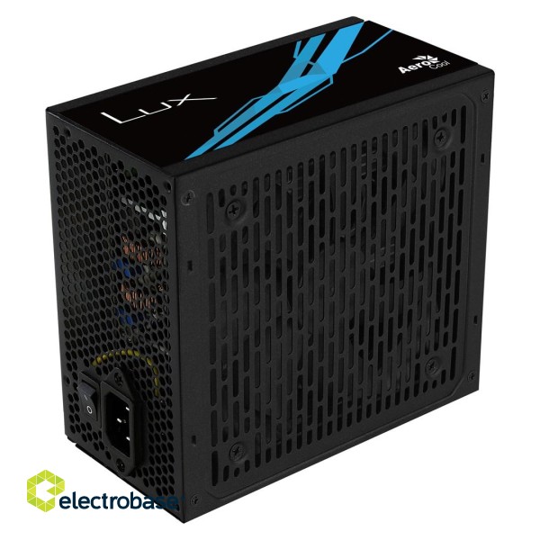 Aerocool LUX 550W power supply unit 20+4 pin ATX ATX Black paveikslėlis 3