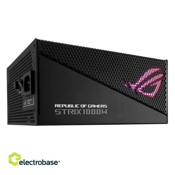 ASUS ROG Strix 1000W Gold Aura Edition power supply unit 20+4 pin ATX ATX Black image 1