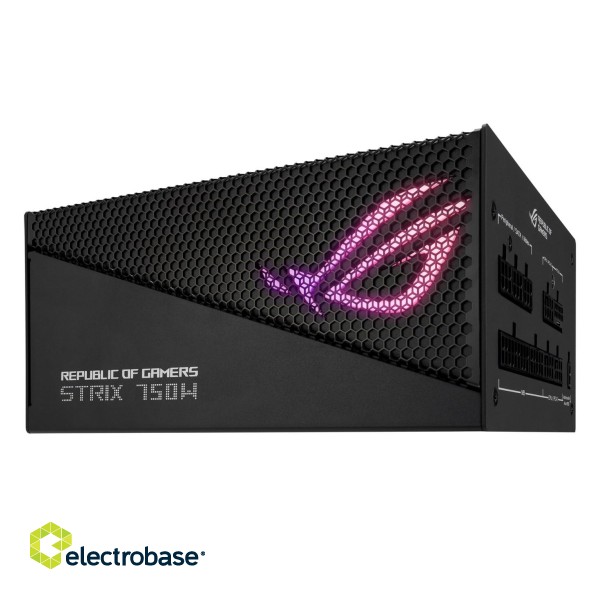 ASUS ROG Strix 750W Gold Aura Edition power supply unit 20+4 pin ATX ATX Black фото 8