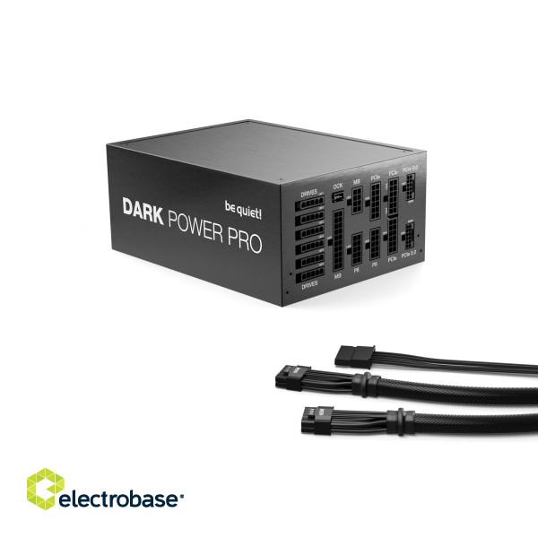be quiet! Dark Power Pro 13 | 1600W power supply unit 20+4 pin ATX ATX Black image 2