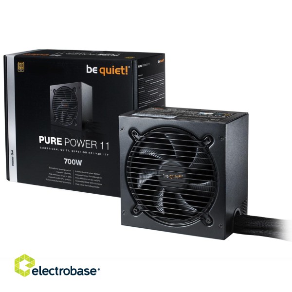 be quiet! Pure Power 11 700W power supply unit 20+4 pin ATX ATX Black image 3