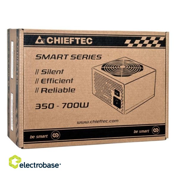 Chieftec Smart GPS-700A8 power supply unit 700 W 20+4 pin ATX PS/2 Black paveikslėlis 4