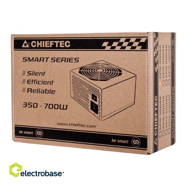 Chieftec Smart GPS-500A8 power supply unit 500 W 20+4 pin ATX ATX Black image 6