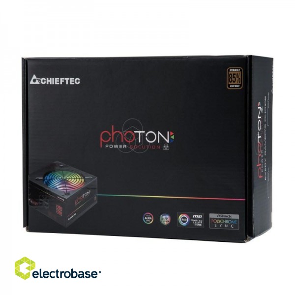 Chieftec Photon power supply unit 750 W 24-pin ATX PS/2 Black paveikslėlis 6
