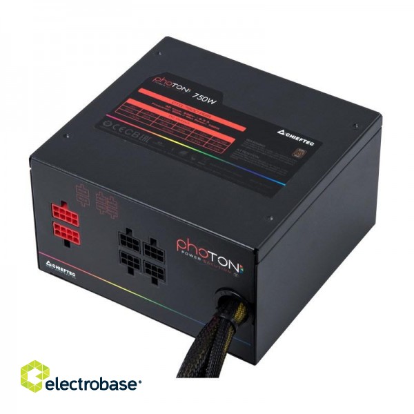 Chieftec Photon power supply unit 750 W 24-pin ATX PS/2 Black paveikslėlis 4