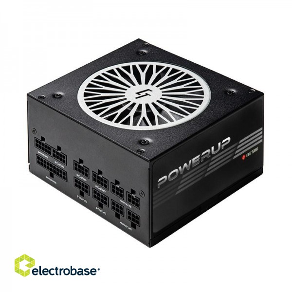 Chieftec PowerUp Chieftronic power supply unit 650 W 20+4 pin ATX ATX Black paveikslėlis 1