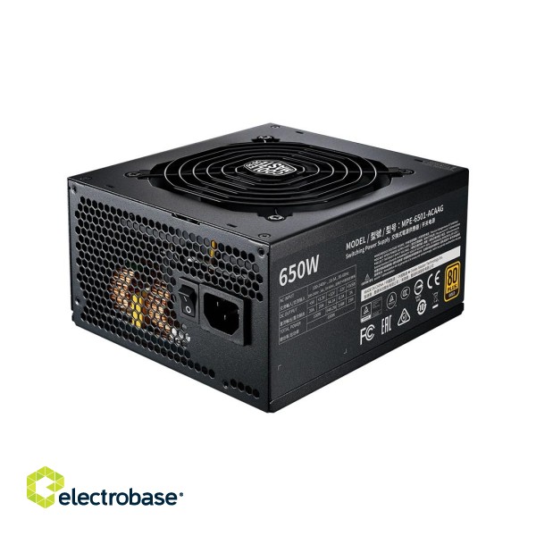 Cooler Master MWE Gold 650 - V2 Full Modular power supply unit 650 W 24-pin ATX ATX Black image 2