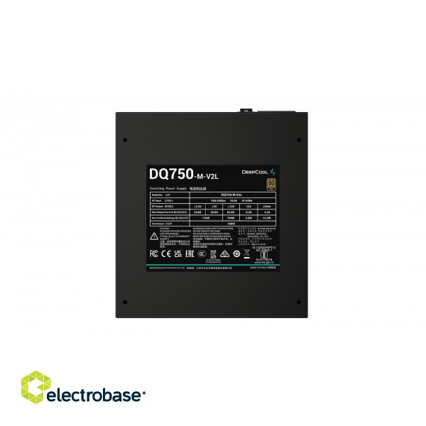 DeepCool DQ750-M-V2L power supply unit 750 W 20+4 pin ATX Black image 7