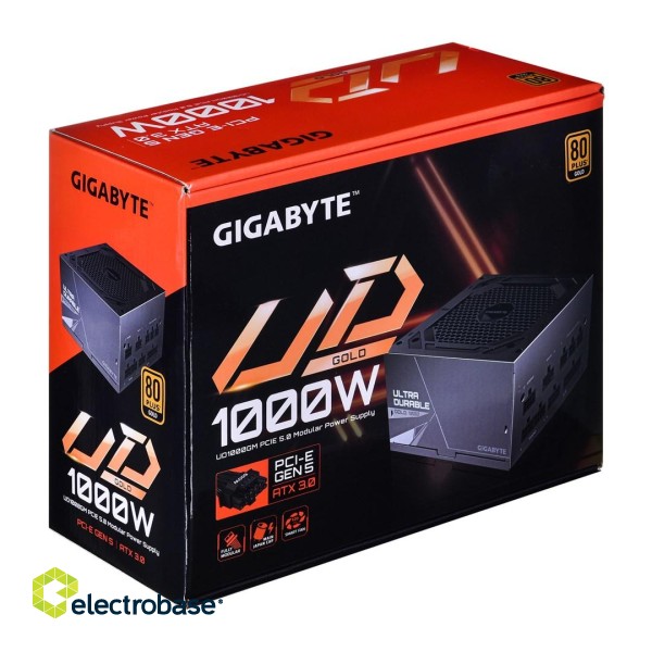 Gigabyte UD1000GM PG5 power supply unit 1000 W 20+4 pin ATX ATX Black image 6
