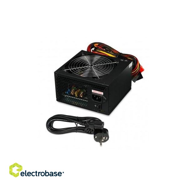 iBox CUBE II power supply unit 600 W ATX Black image 2