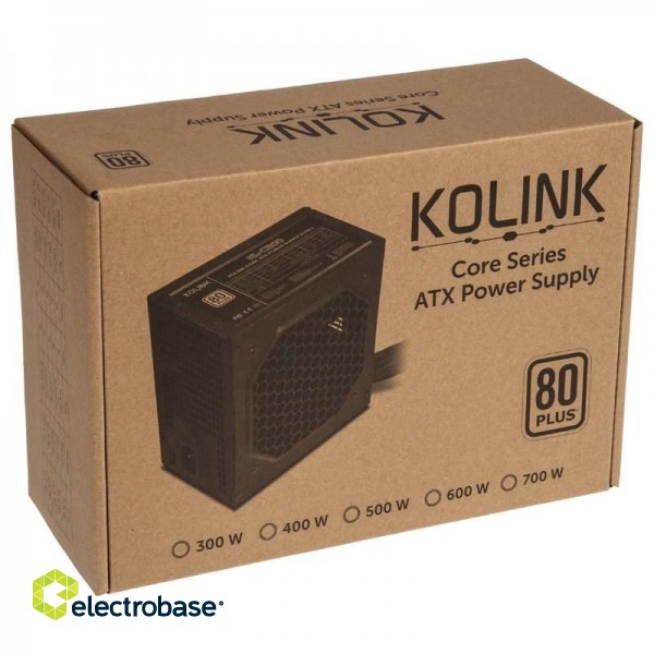 Kolink KL-C600 power supply unit 600 W 20+4 pin ATX ATX Black paveikslėlis 5