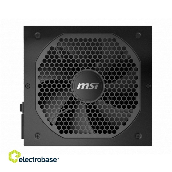 MSI MPG A650GF UK PSU '650W, 80 Plus Gold certified, Fully Modular, 100% Japanese Capacitor, Flat Cables, ATX Power Supply Unit, UK Powercord, Black, Support Latest GPU' image 4