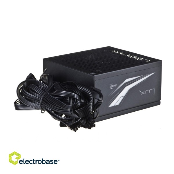 Power supply Aerocool Lux RGB 550M 550 W Black paveikslėlis 4